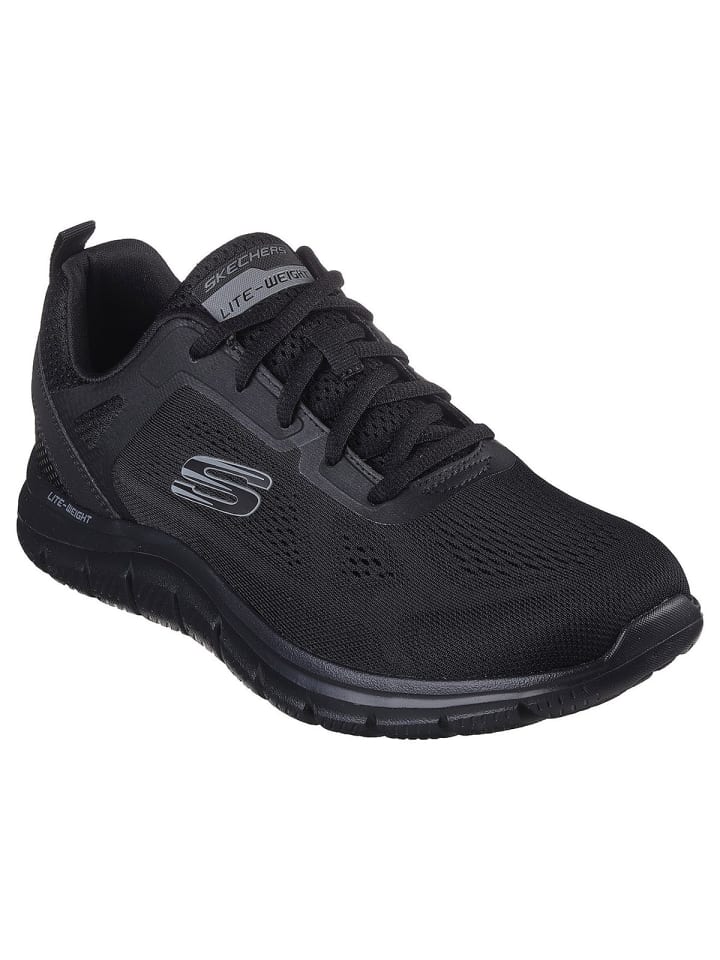 Кроссовки женские Skechers Track сетчатые из веганских материалов, черный