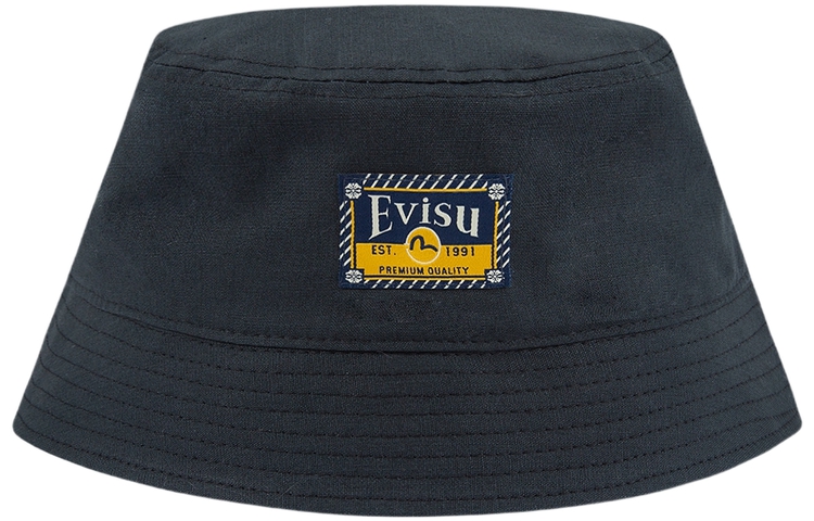 

EVISU Панама-шляпа унисекс черная, Black