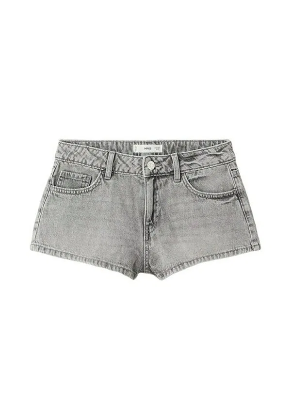 Подростковые джинсовые шорты Mango Kids, Grey Denim — фото 4