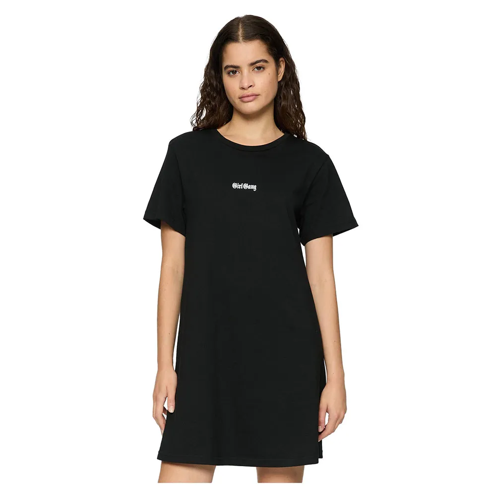 

Платье Miss Tee Girl Gang short sleeve short, черный