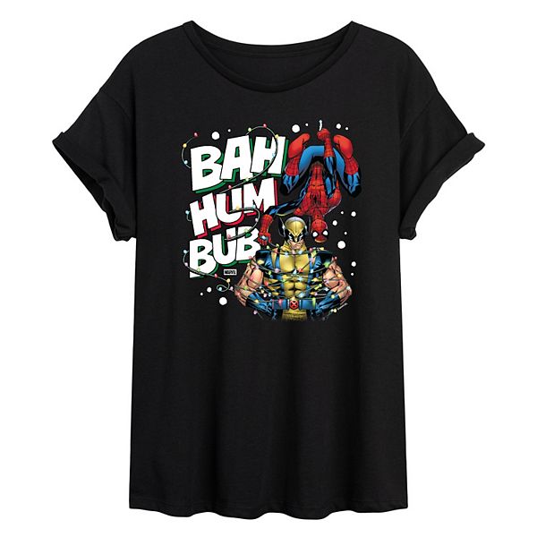 

Футболка Bah Hum Bub oversized для подростков Marvel