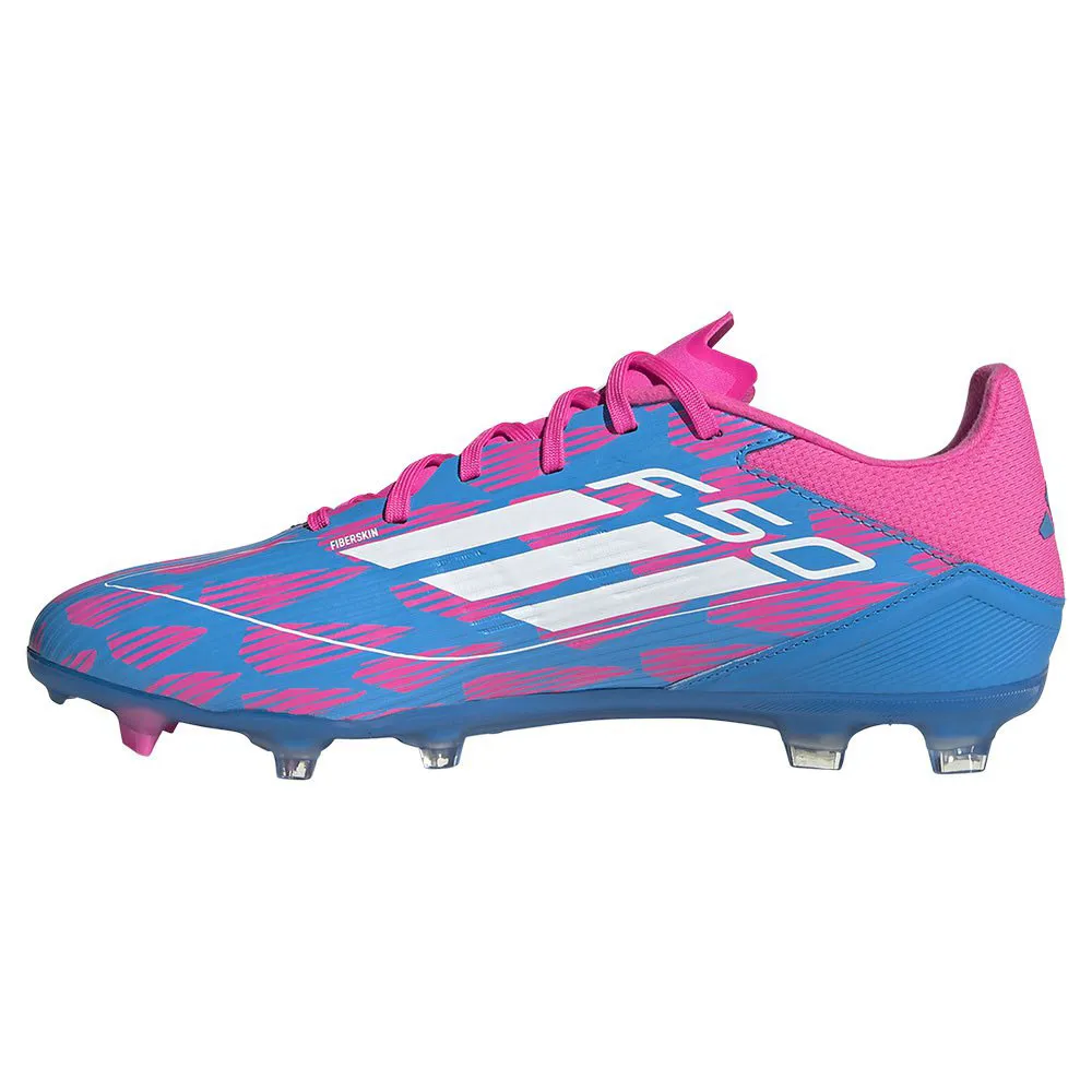 Футбольные бутсы adidas F50 League FG/MG, синий — фото 2