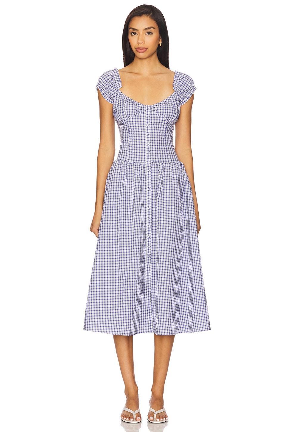 

Платье Linella Amanda Uprichard, blue white