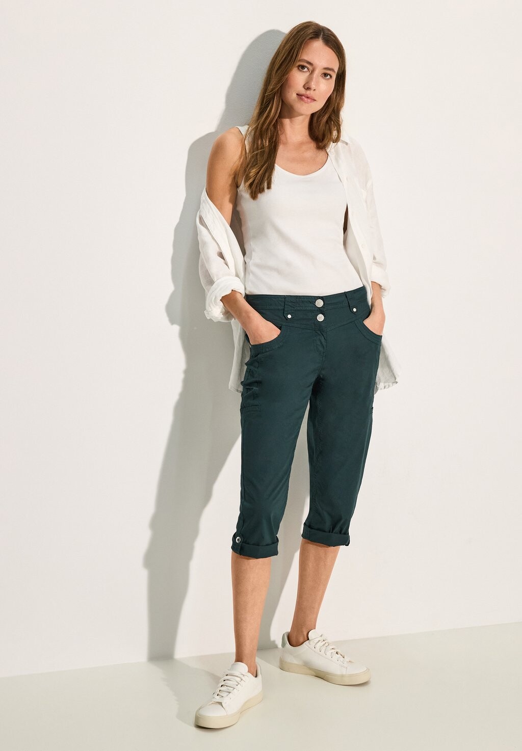

Шорты IM CASUAL FIT Cecil, темно-зелено-пятнистый