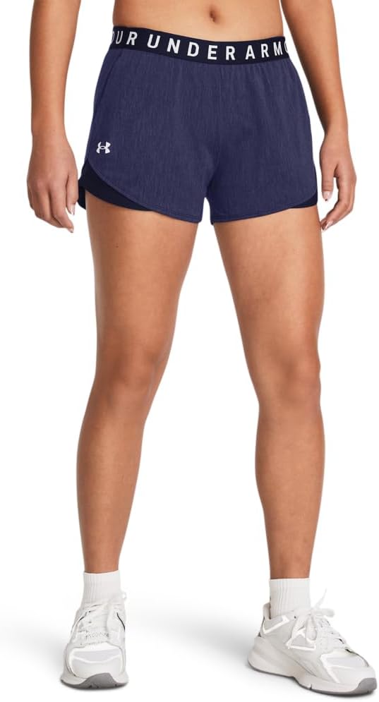 

Женские шорты Under Armour Play Up Twist 3.0, (410) Midnight Navy/Midnight Navy/White