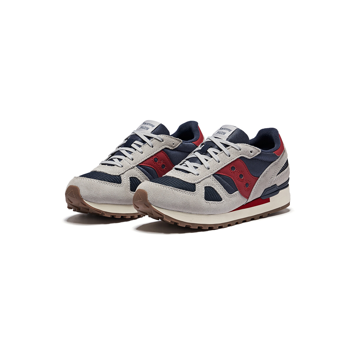 Кроссовки saucony Shadow Original Kids Lifestyle Shoes Kids Low-top Gray/Blue, серый/синий — фото 4