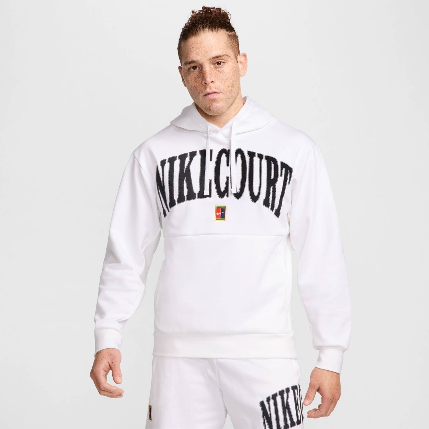 

Теннисная толстовка с капюшоном Heritage Court Nike, белый