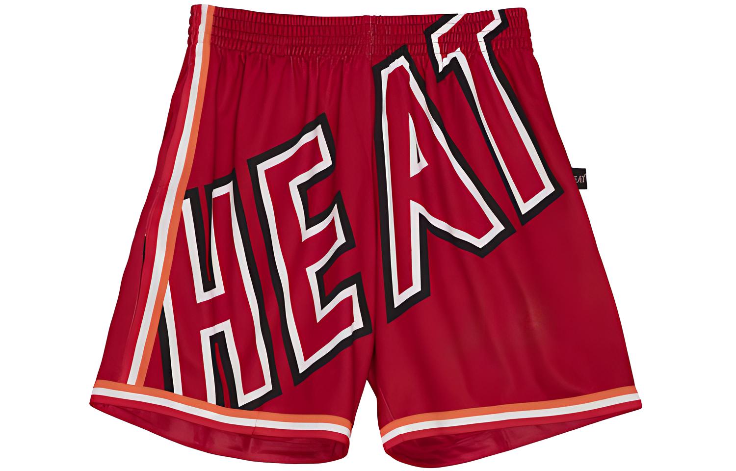 

Майами Хит Mitchell & Ness X NBA Укороченные шорты Mitchell Ness Красный
