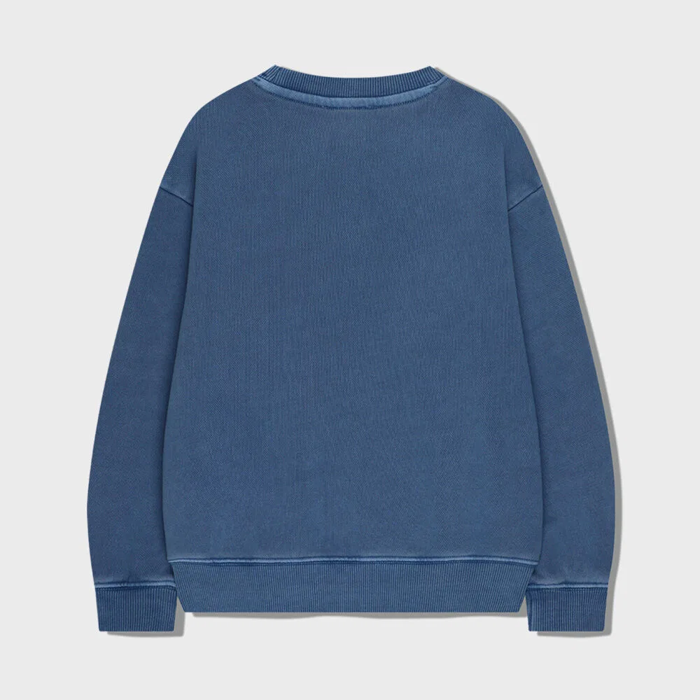 Детский свитшот с эффектом окрашивания Stone Blue от Marithé Kids — фото 3
