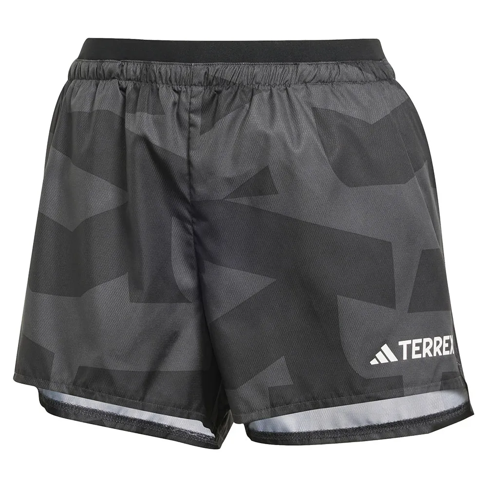 Шорты adidas Terrex Multi Light Printed 3´´, черный — фото 3