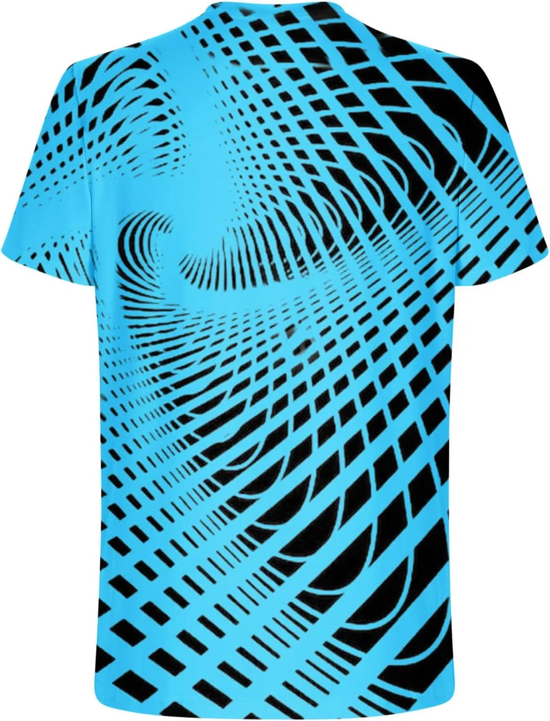 Футболка мужская с 3D оптической иллюзией, Generic, 01-blue — фото 4