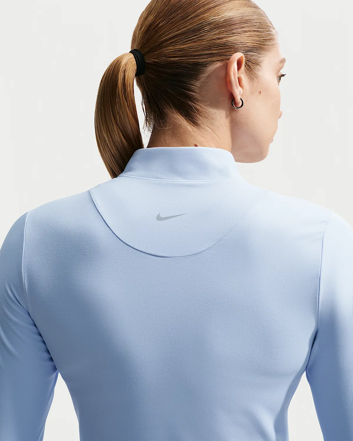 Женская куртка Nike Zenvy Dri-FIT на молнии, Hydrogen Blue/Cool Grey — фото 2