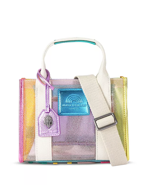 

Виниловая сумка-тоут очень маленького размера Southbank Kurt Geiger London, мультиколор