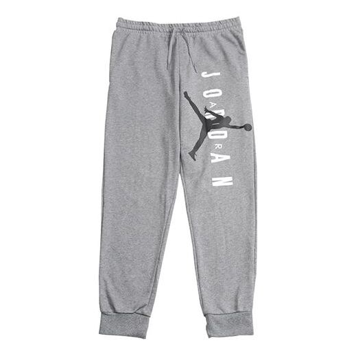 

Спортивные штаны Air Jordan Knit Basketball Athleisure Casual Sports Long Pants Gray, серый