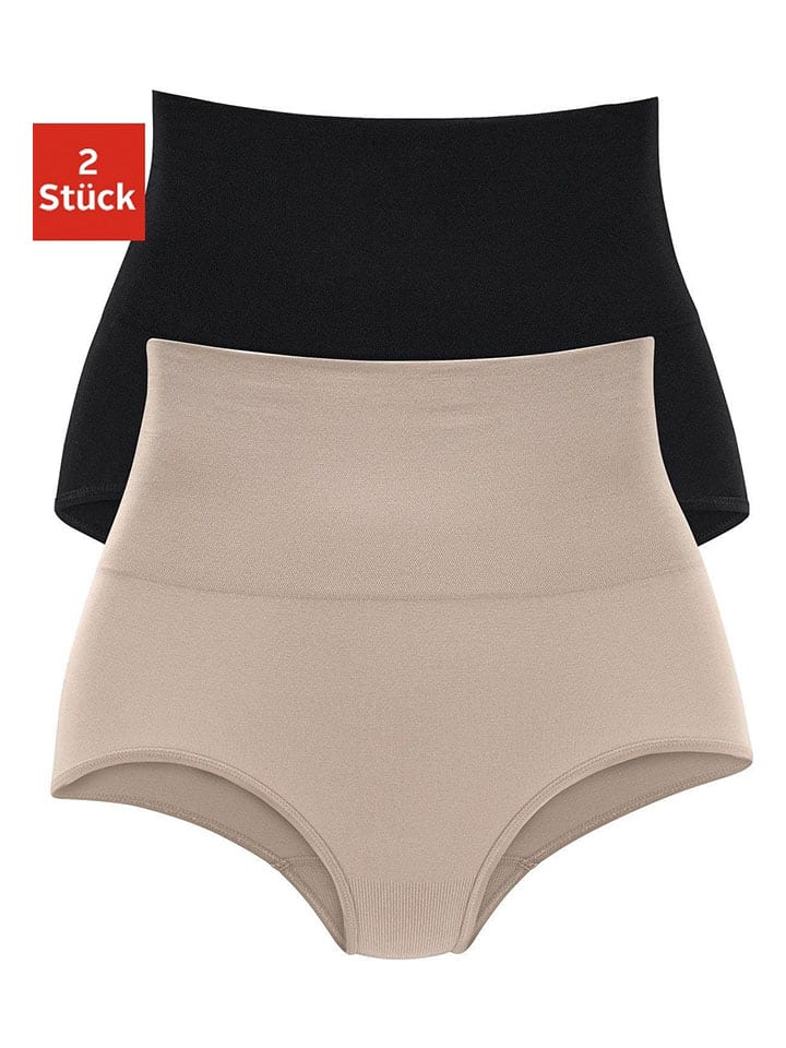 

PETITE FLEUR Корректирующие трусики черно-бежевого цвета