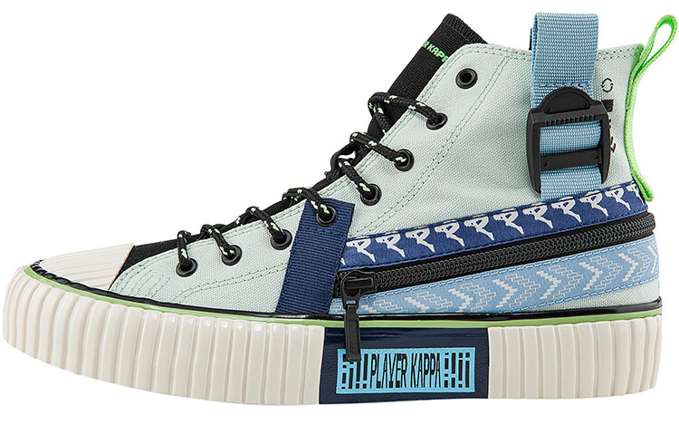 

Кеды Kappa Canvas Shoes Unisex High-Top Sail Blue/Black