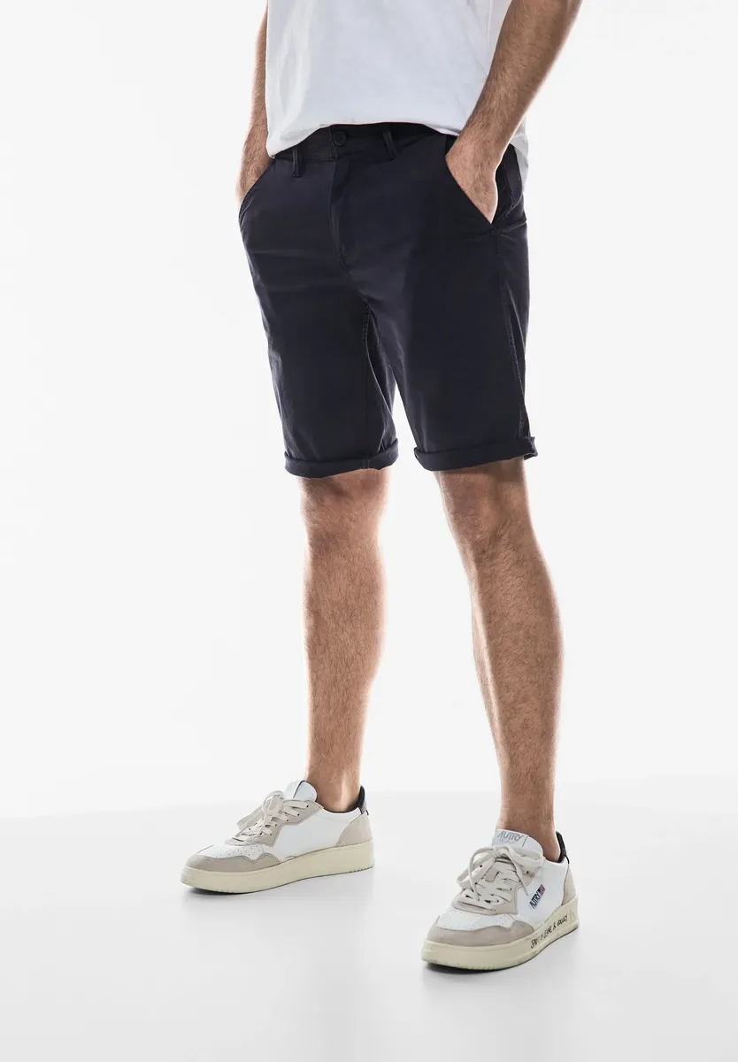 

Брюки-чиносы STREET ONE MEN из хлопка с стрейчем, синий