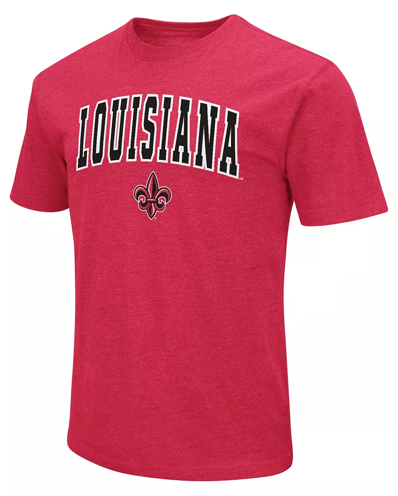 

Мужская красная футболка Colosseum Louisiana-Lafayette Ragin' Cajuns
