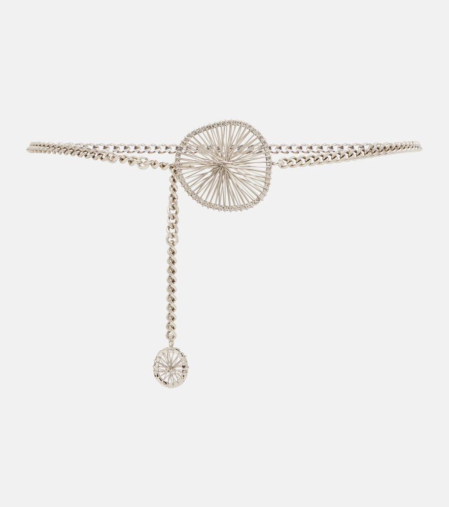 

Вильдия пояс с декоративной цепочкой Isabel Marant, Transparent/Silver