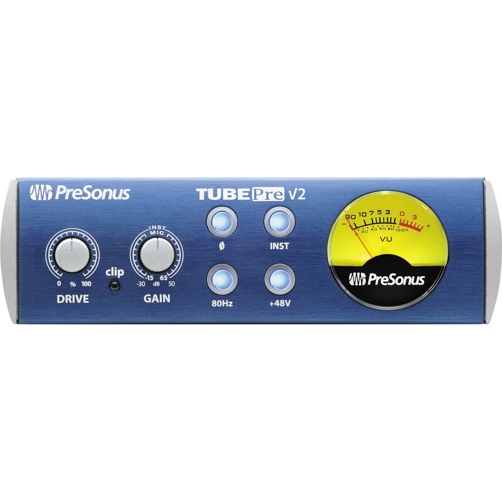 

Микрофонный предусилитель PreSonus TubePre v2 - Tube Preamplifier/DI Box TUBEPRE V2