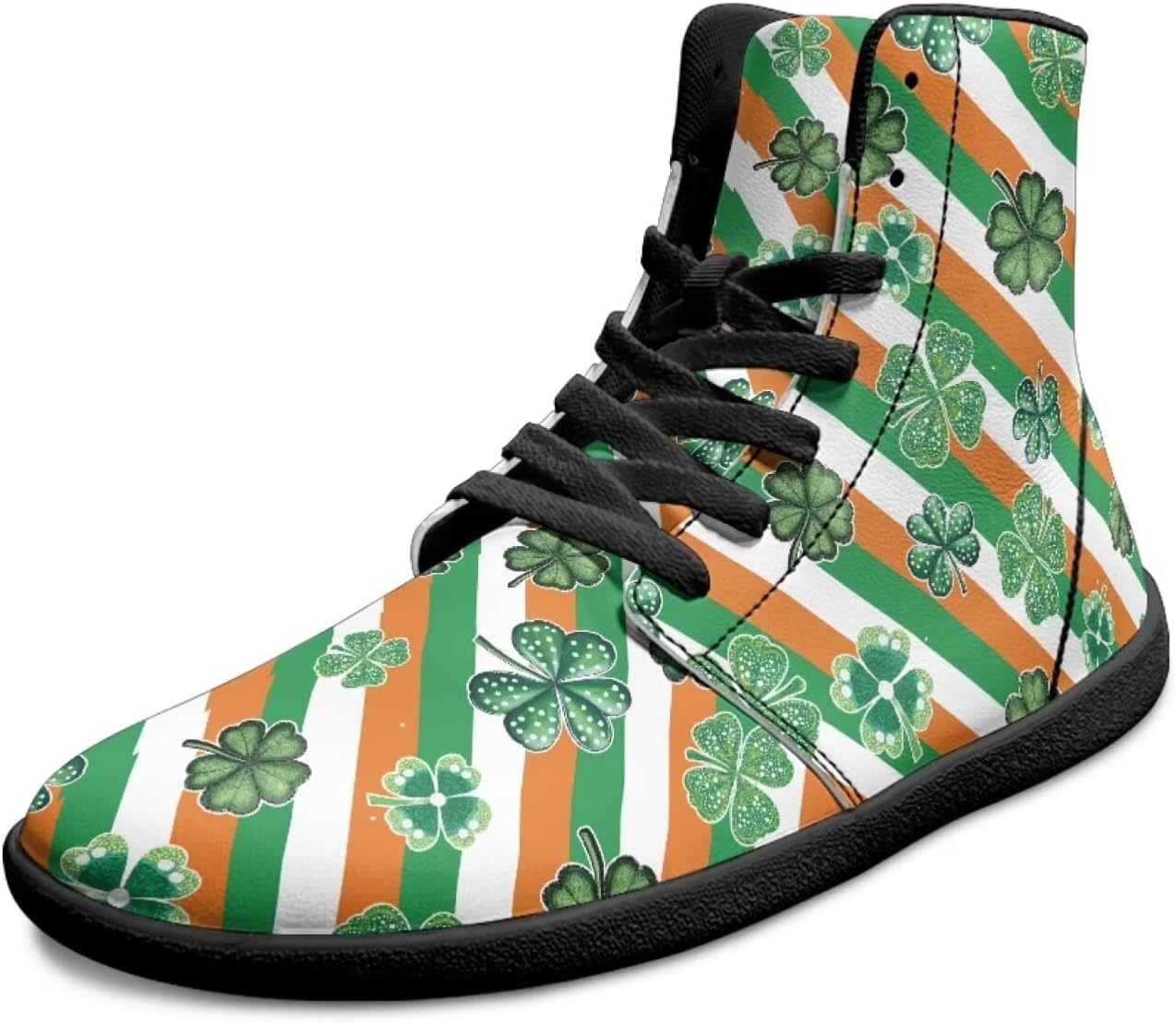 

Мужские Босоножки с Высокой Пяткой и Широким Носком с Нулевым Каблуком, Противоскользящие Кружевные Ботинки до Щиколотки для Ходьбы Xixirimido, зеленый