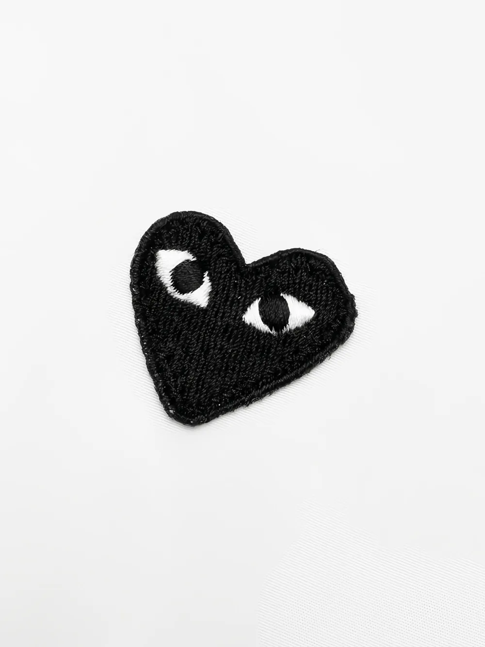 Рубашка с вышитым сердцем Comme Des Garçons Play Kids, белый — фото 3