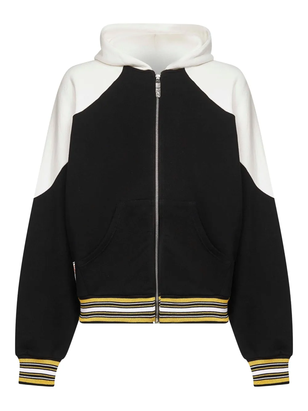 

Толстовка с капюшоном на молнии с цветными блоками PDF, черный