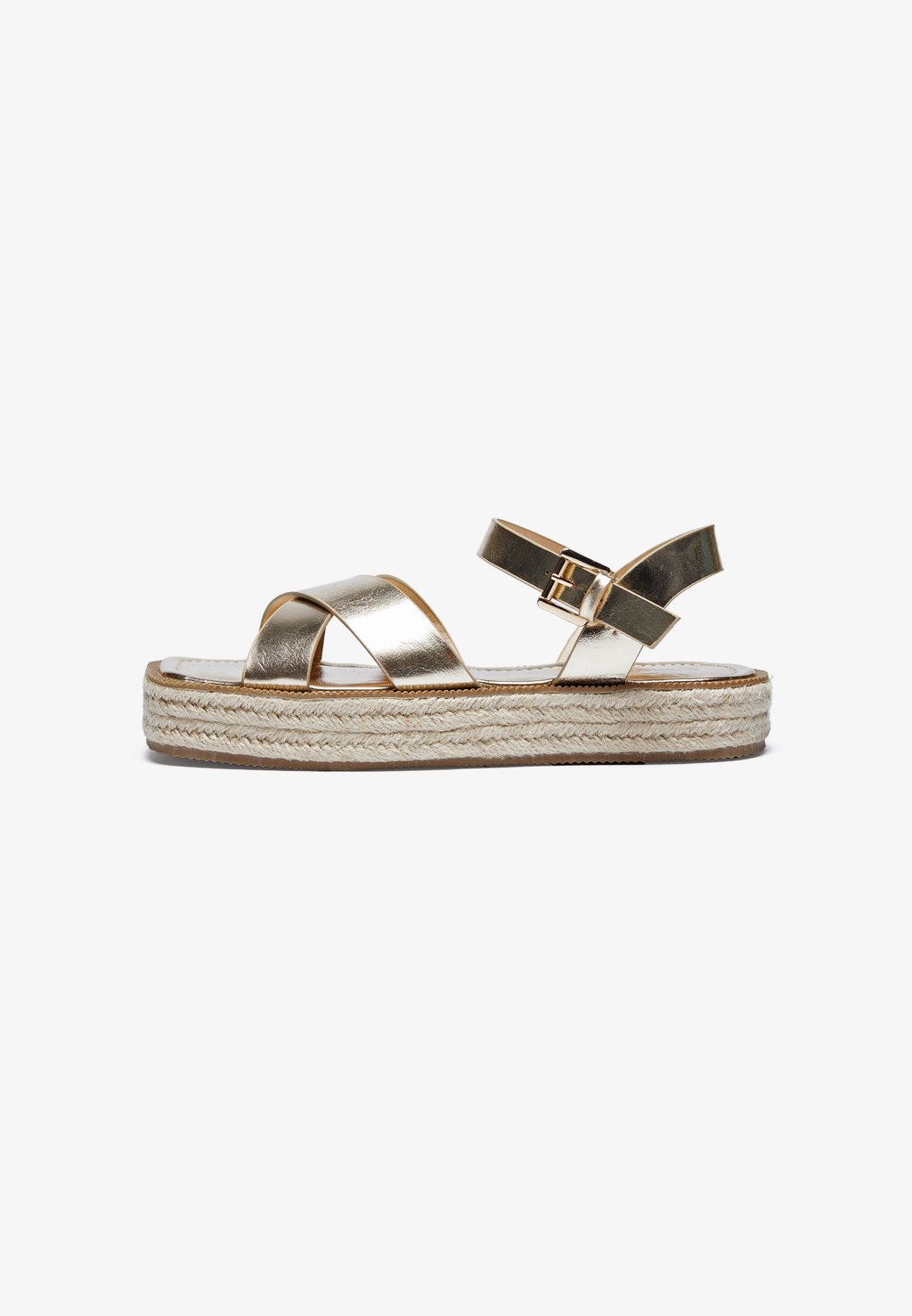 Босоножки на платформе Espadrillas Even&Odd by Zalando, золотой