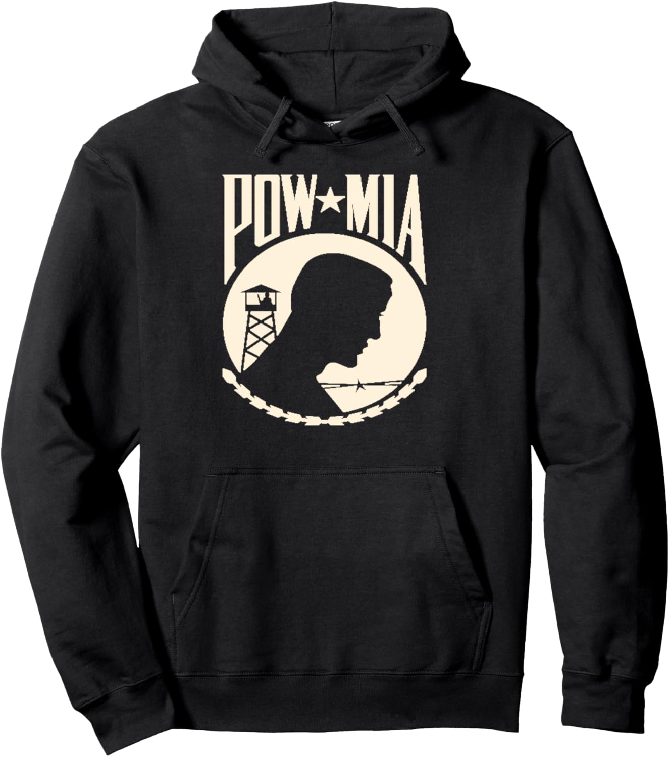 

Толстовка с надписью Военнопленный, пропавший без вести, пропавший без вести военнопленный Buy Cool Shirts, черный