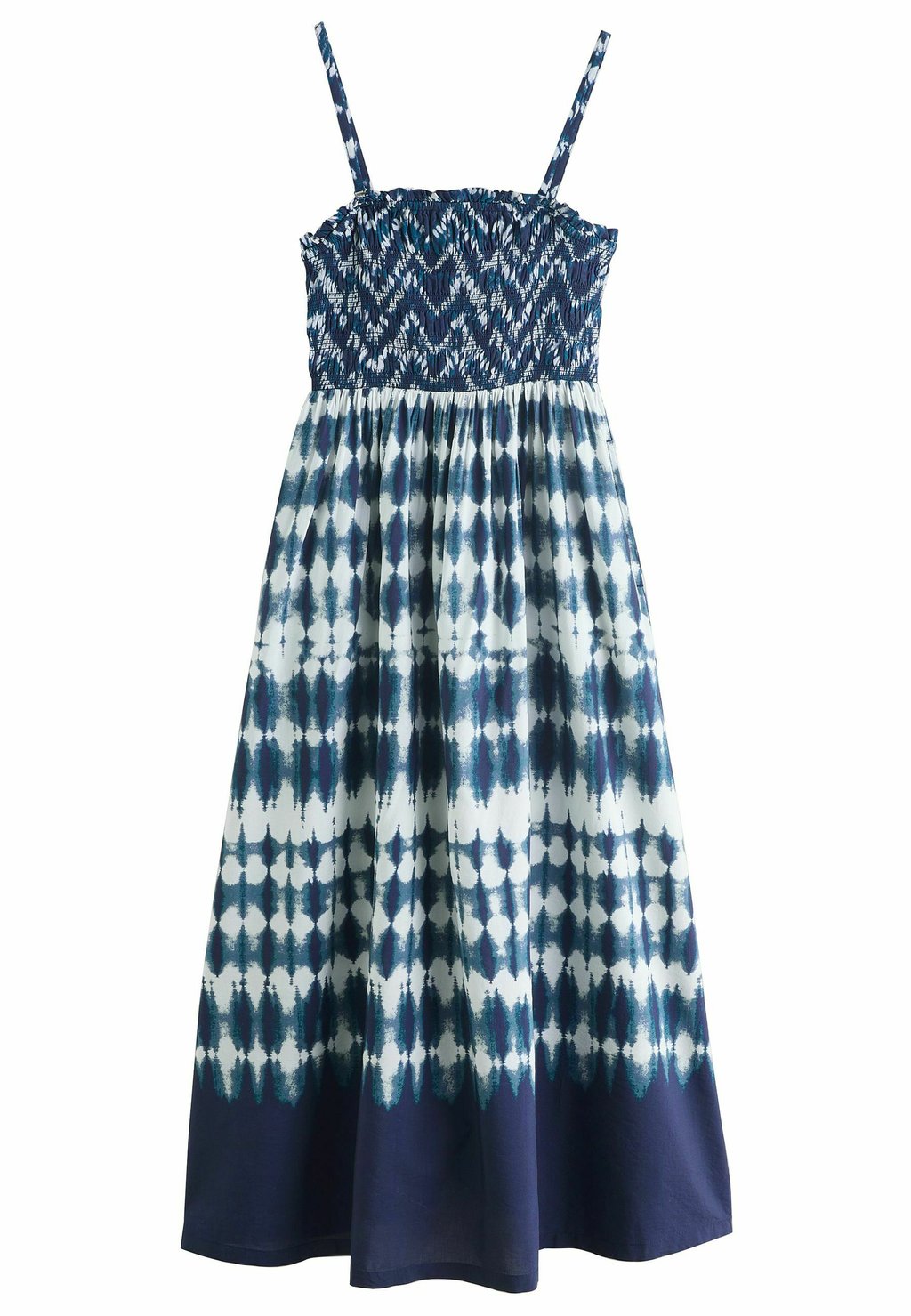 

Повседневное платье SHIRRED BANDEAU MIDI Next, синий