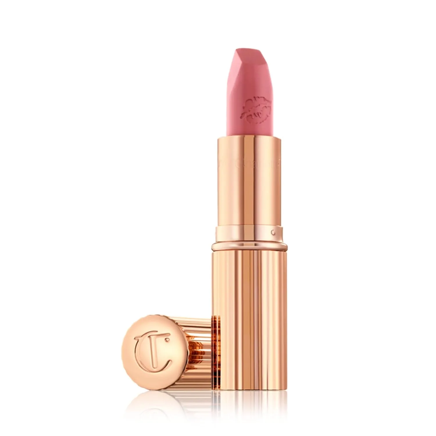 Помада Charlotte Tilbury Hot Lips - увлажняющая, стойкая помада с экстрактами орхидеи и антиоксидантами - сатиновое покрытие, которое можно наслаивать, для визуального увеличения объема губ., Kidman's Kiss - rose petal pink