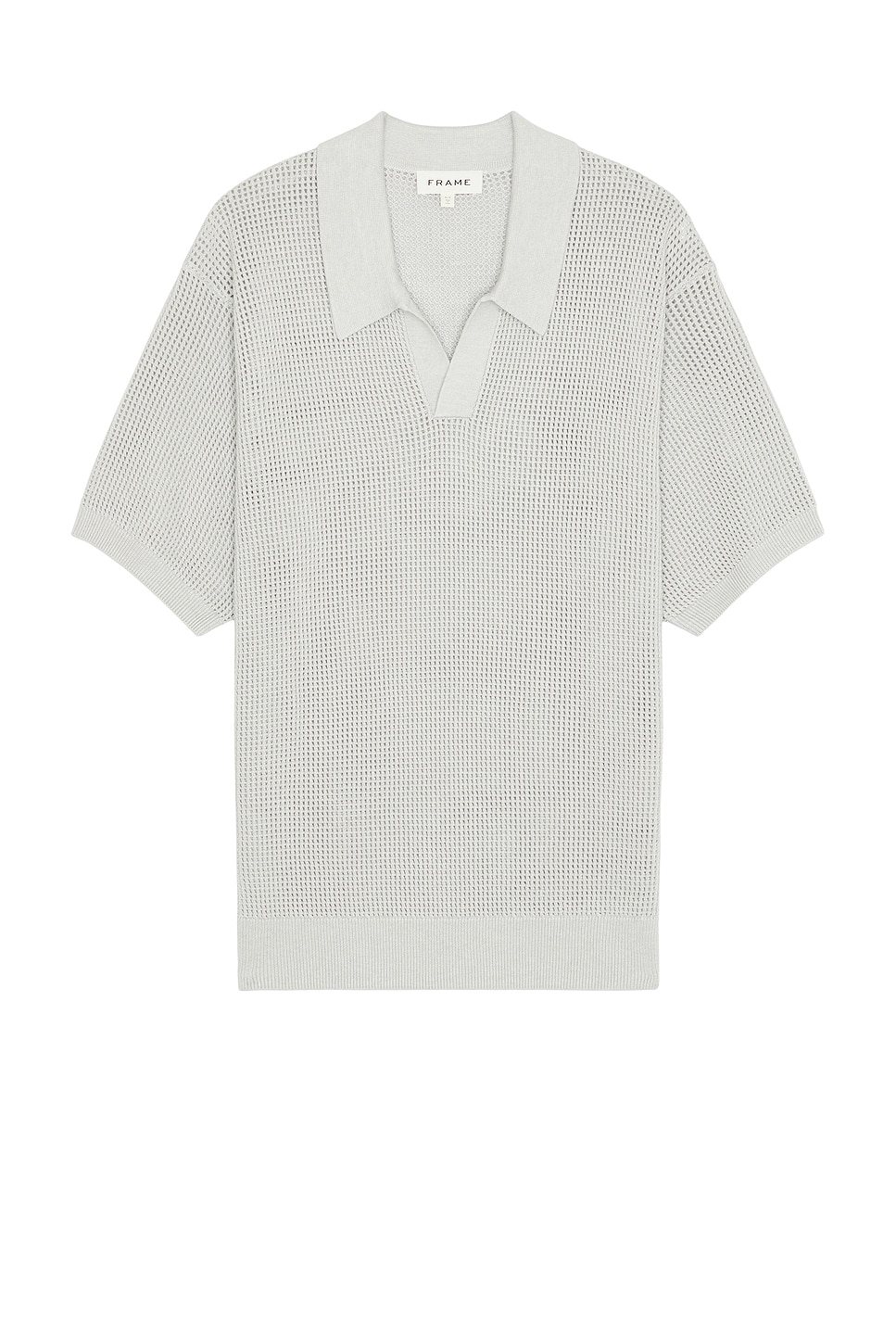 

Открытый трикотажный поло-свитер Frame, Grey Blue