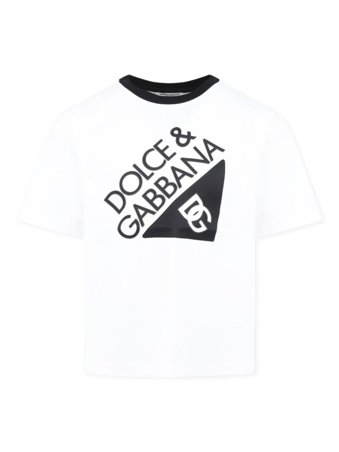 

Футболка с логотипом Dolce & Gabbana Kids, белый