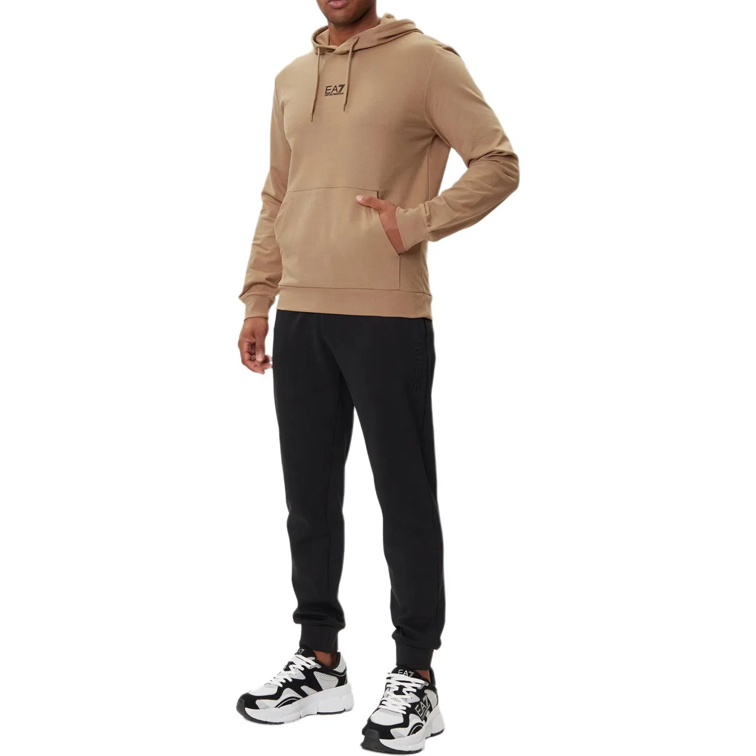 Толстовка EA7 мужская EMPORIO ARMANI, Light Umber — фото 4