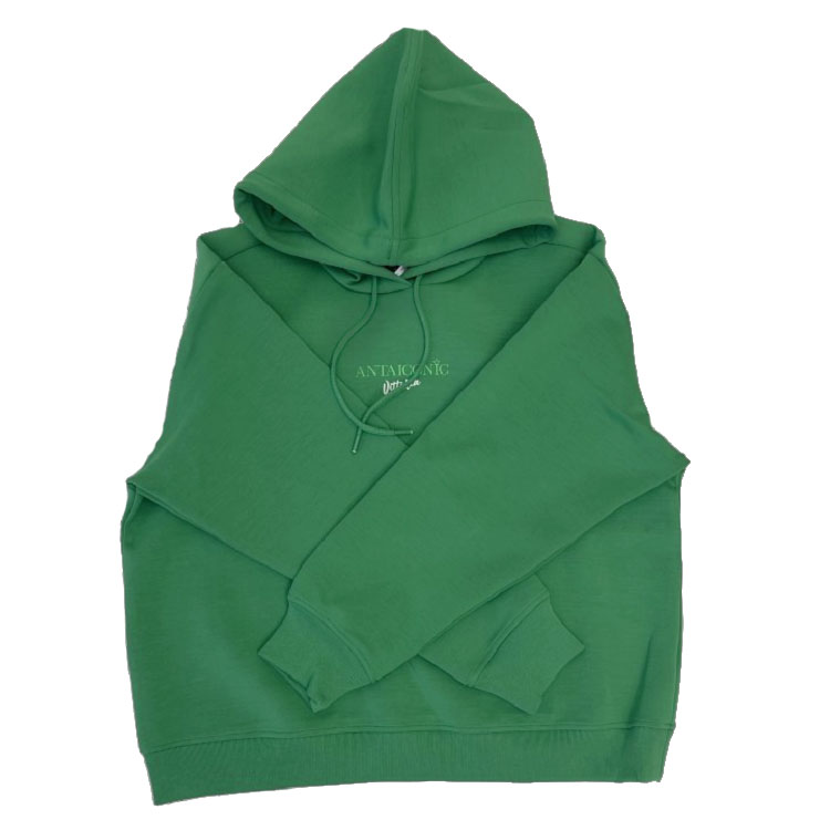 

Худи с принтом удобная модная свободного кроя женская ANTA, зеленый