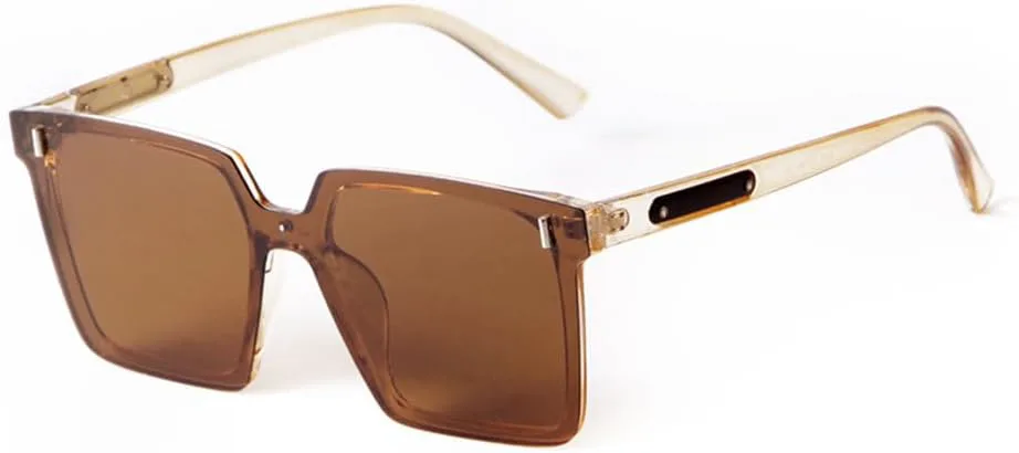 

Солнцезащитные очки MUTYNE в квадратной оправе, большие, женские, винтажные, плоские, модные, для вождения, езды на велосипеде, мужские, C3 Brown All Brown