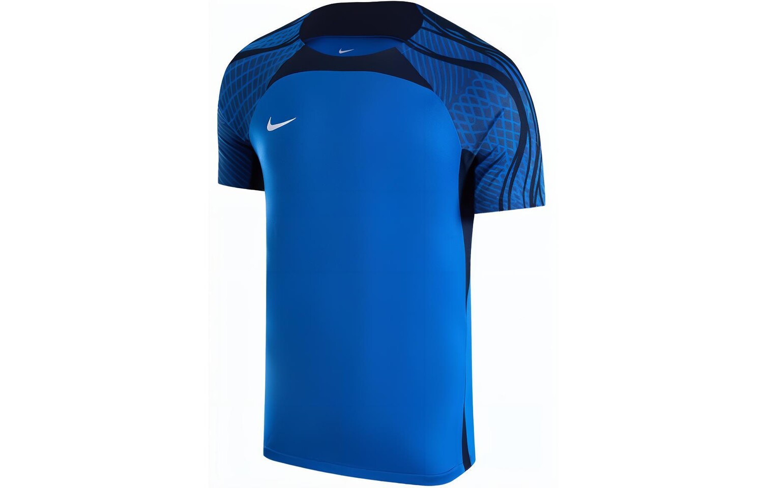 

Футбольная майка Dri-Fit мужская королевского синего/обсидианового/белого цвета Nike, синий/обсидиан/белый