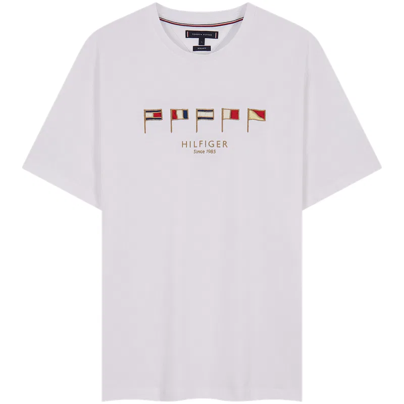 Футболка мужская White Tommy Hilfiger, White YBR