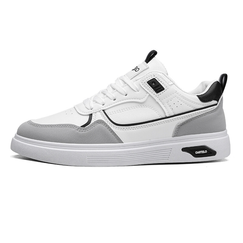 

Кроссовки CARTELO Skateboard Shoes Men Low-Top, Белый, Кроссовки CARTELO Skateboard Shoes Men Low-Top