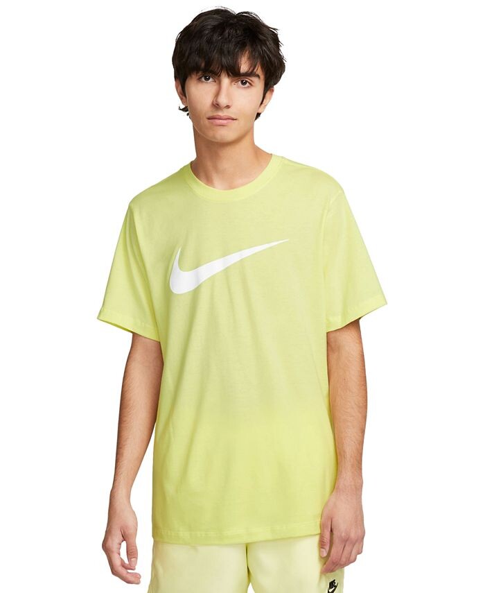 

Мужская футболка Sportswear с короткими рукавами и круглым вырезом Swoosh Nike, зеленый