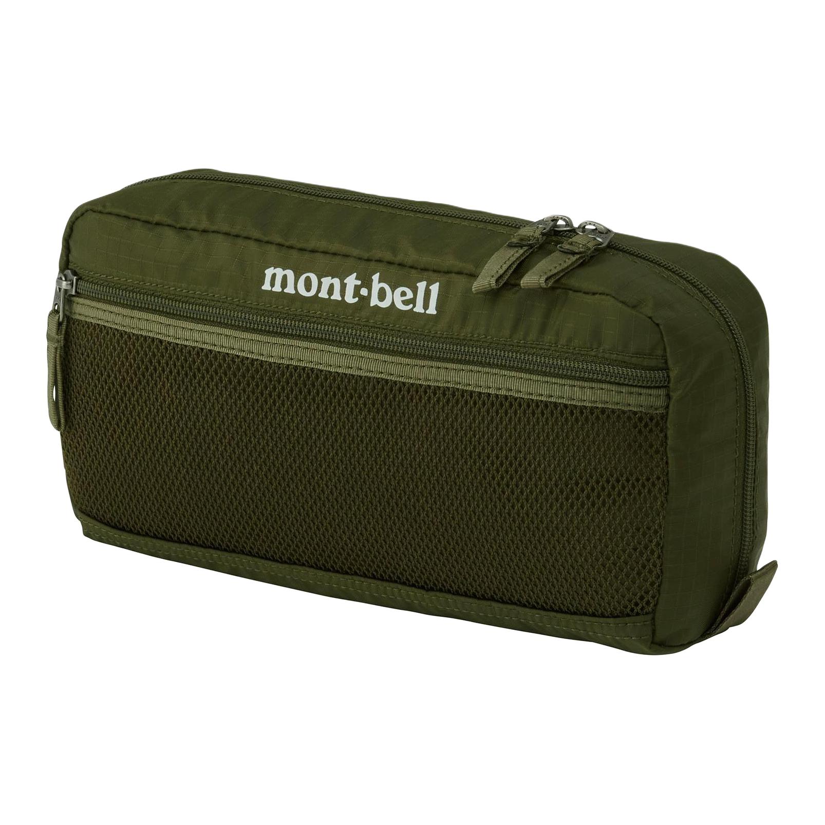 

MONTBELL Нейлоновая дорожная косметичка средняя унисекс хаки зеленая, Khaki Green