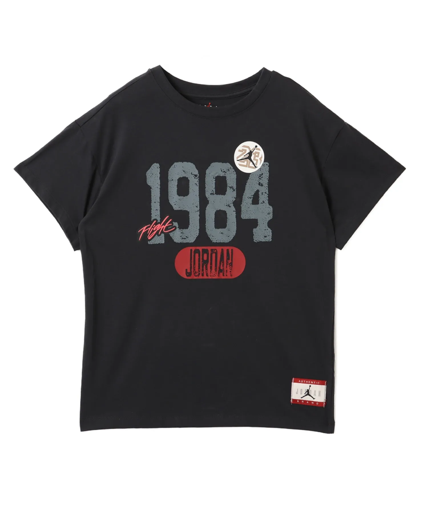 Детская футболка JORDAN BRAND JM Training Camp 1984 с логотипом чёрная
