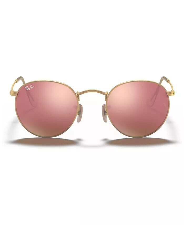 

Солнцезащитные очки, RB3447 КРУГЛЫЕ ЛИНЗЫ FLASH Ray-Ban, золото