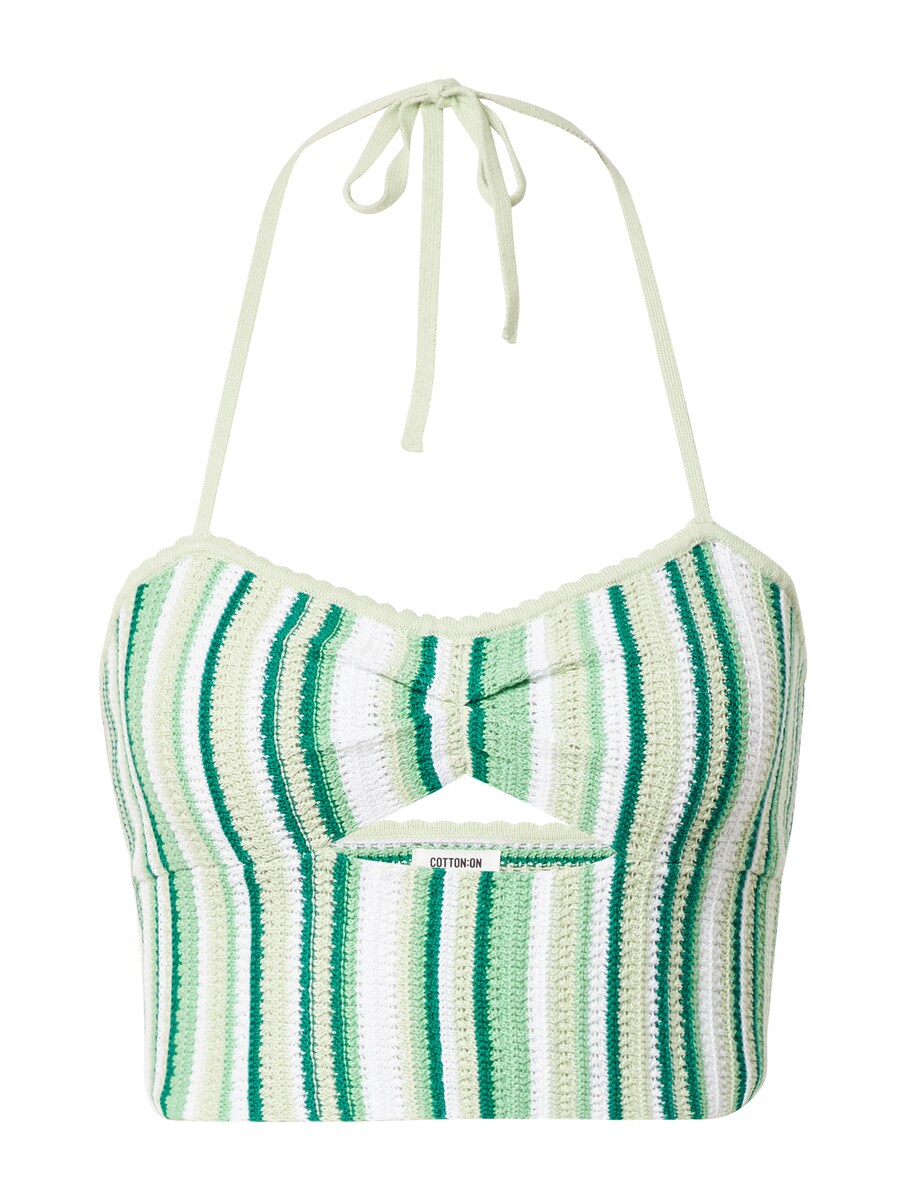 

Вязаный топ Cotton On, цвет Emerald/Mint