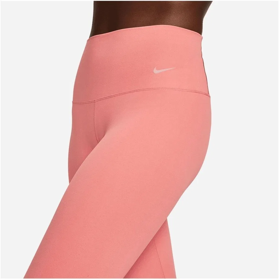 Женские леггинсы для тренировок с высокой посадкой Nike Dri-Fit Zenvy Gentle-Support Infinasoft High-Waisted Full-Length Training, Розовый — фото 3