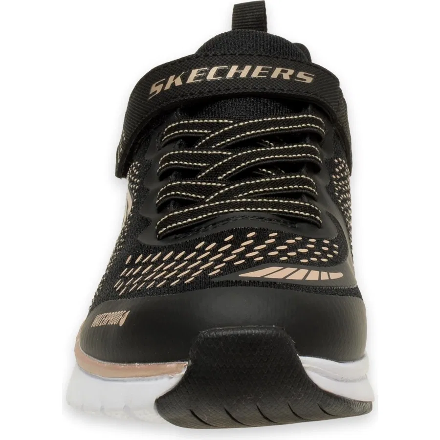 Кроссовки детские с водоотталкивающим верхом Ultra Groove - Hydro Mist Skechers, Черный — фото 3