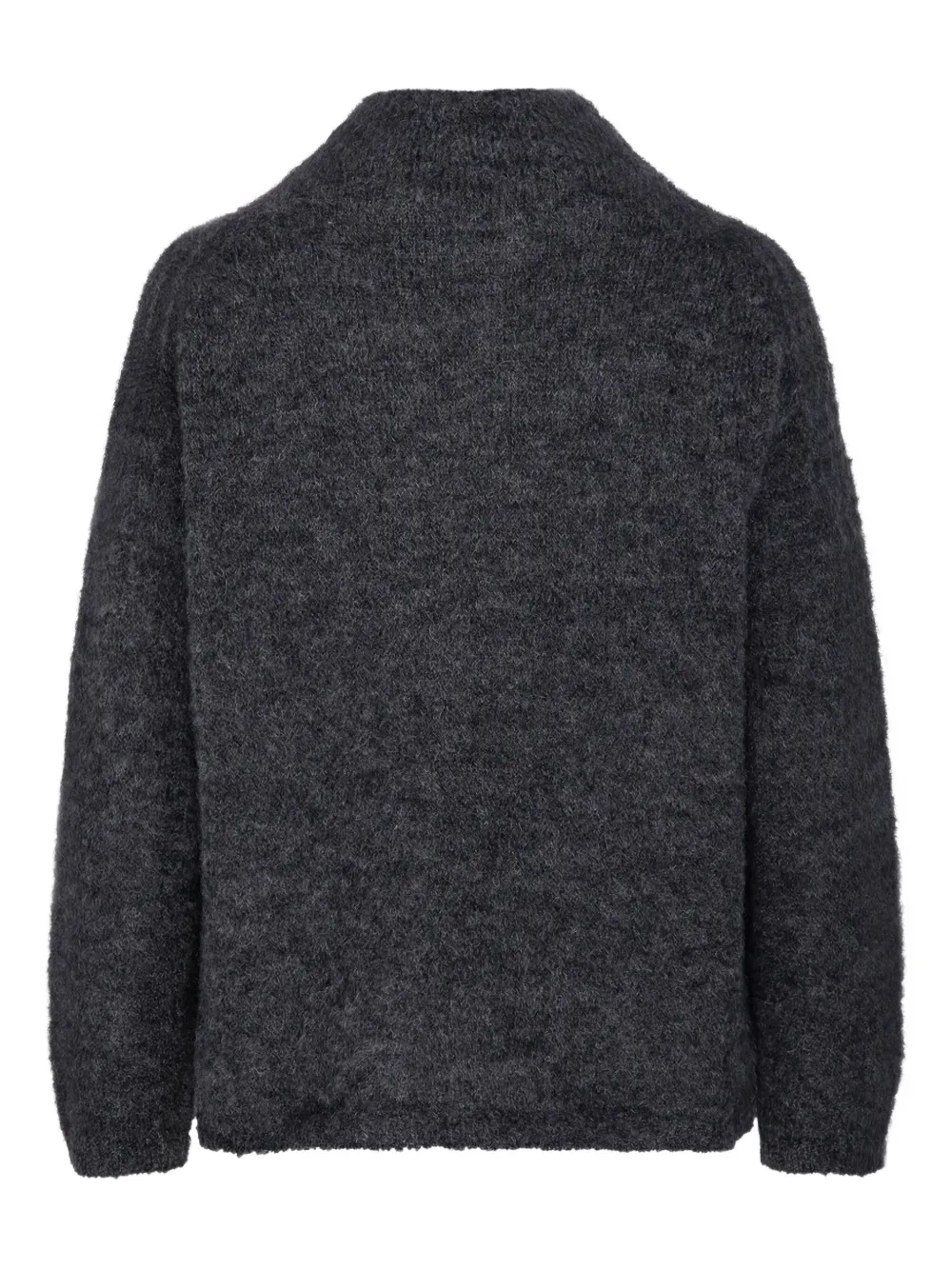 

Пушистый свитер с высоким воротником 'S Max Mara, серый