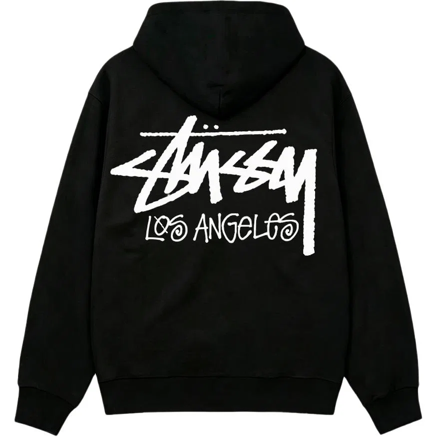 Детский свитшот с капюшоном Black SS26 Sweatshirts Unisex Hooded Non Detachable Moderate Stussy