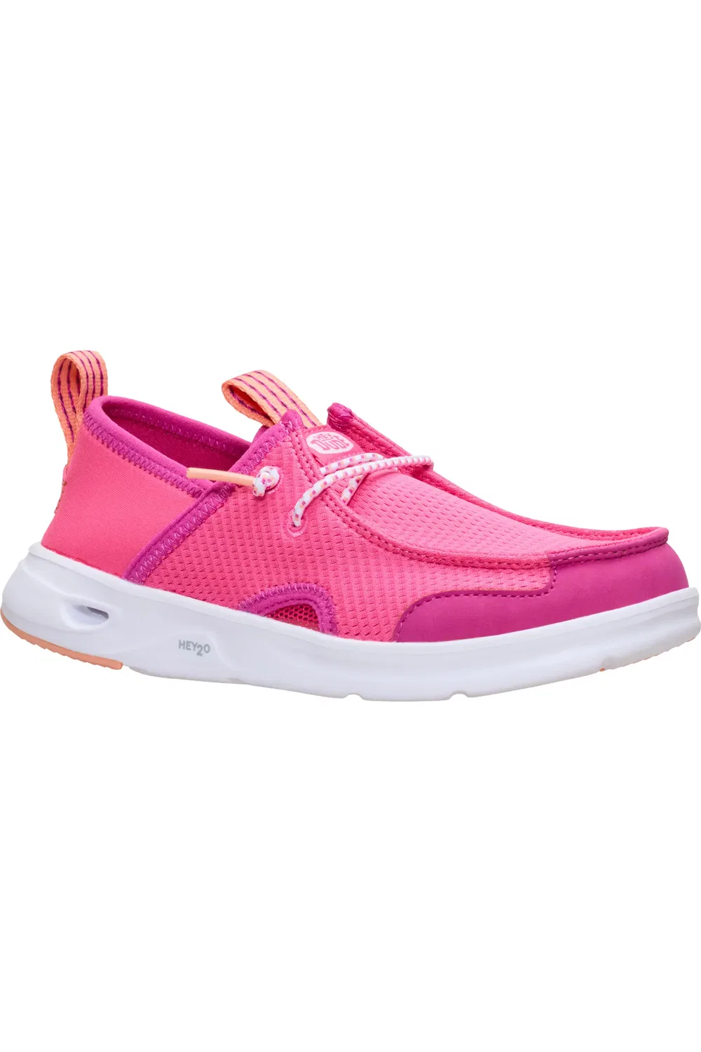 Детские кеды слипоны водонепроницаемые Wally HEY2O Mesh Slip-On Hey Dude, Fandango Pink