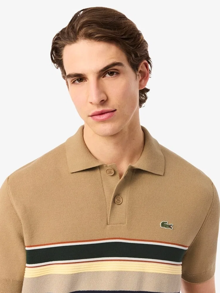 Свитер поло LACOSTE, Beige — фото 2